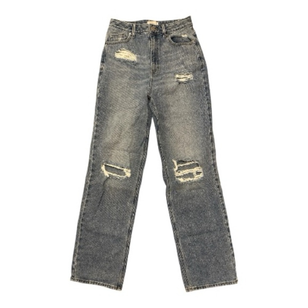 PacSun Distressed 90’s Boyfriend Straight Leg Jeans - Blue